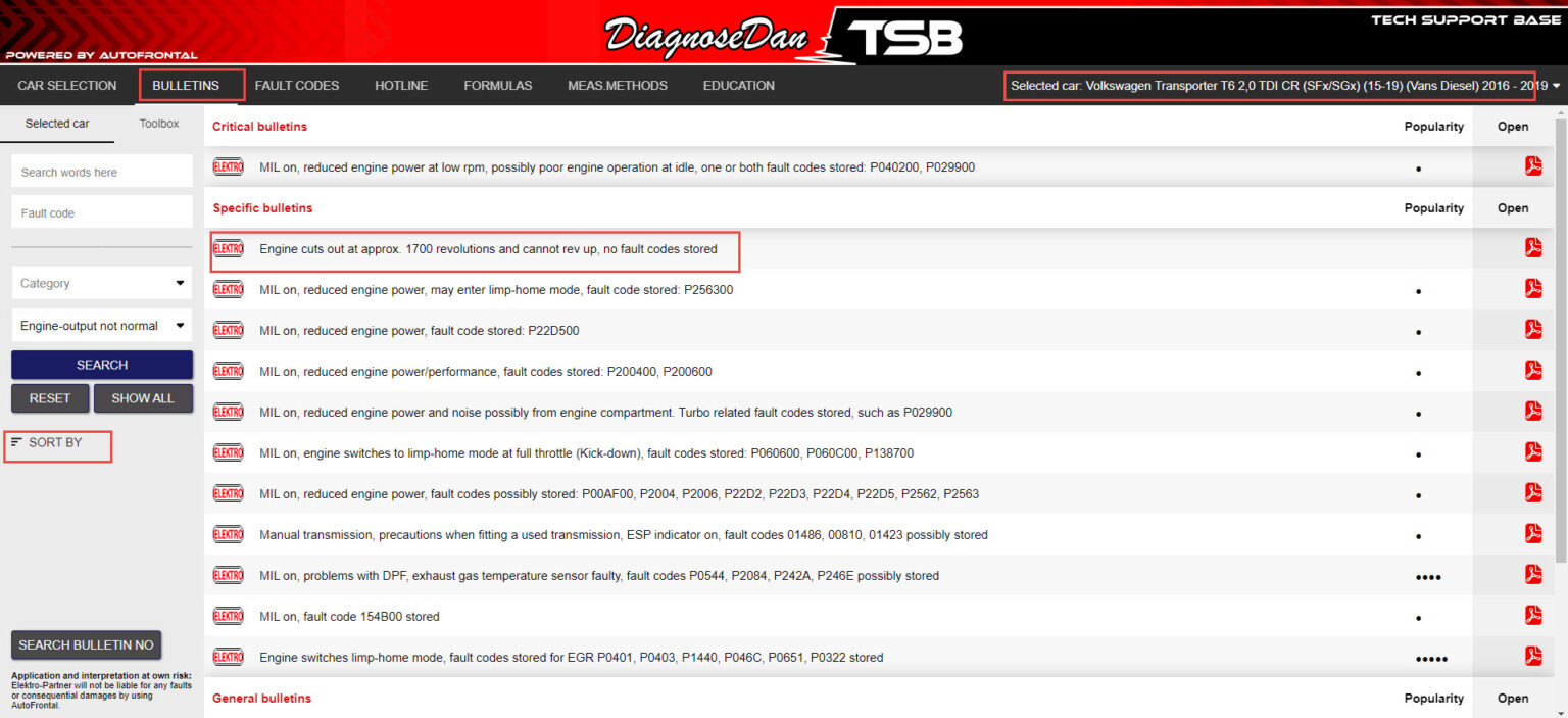 367 New TSBs Uploaded To DDTSB November 2023 - DiagnoseDan